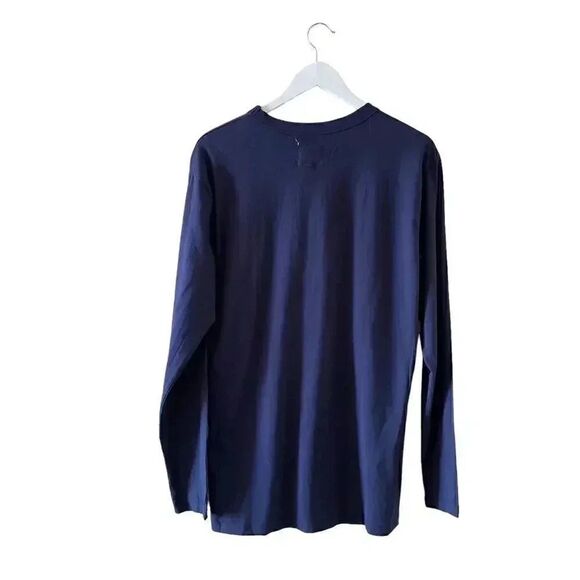 Chaser Revolve Navy Long Sleeves Pocket Soft Layer Mens Jersey Top SZ L - Picture 5 of 7